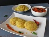 Vermicilli and Semolina Idli