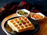 Waffle uttapam