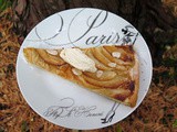 Quick French Apple Tart with Calvados Cream