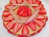 Rhubarb and Custard Cheesecake