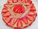 Rhubarb and Custard Cheesecake