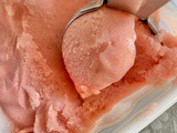 Rhubarb Sorbet (Sorbet à la rhubarbe)