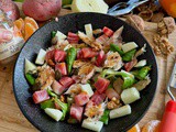 Roast Beetroot Salad with Apple and Smoked Mackerel