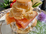 Savoury Choux Buns with Smoked Salmon (Choux au Saumon fumé)