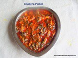 436: Cilantro Pickle/Coriander Leaves Pickle