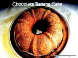 Chocolate Banana Cake/Easy Banana Chocolate Cake