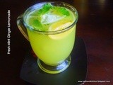 Fresh Mint Ginger  Lemonade