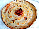 Kai kuthal Arisi Dosa/ Hand Pound Rice Adai Dosa