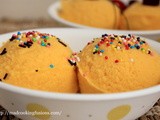 Mango Ice Cream & my first post in my new domain – http://madcookingfusions.com/