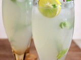 Nimbu Pani – Shikanji Drink (Indian Lemonade) with fresh mint