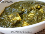 Palak Paneer (Spinach & Indian Cheese mix)