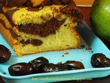 Avocado & Dates marble Cake