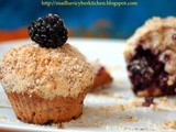 Blackberry Crumb Cup Cake