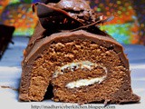 Chocolate roll cake