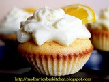 Orange cup cake with Orange cream frosting