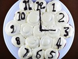 Red velvet cupcake / Clock cup cake