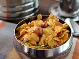 Corn Flakes Cereal Chivda | Savory Trail Mix | Healthy Chivda Recipes