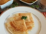 Cripsy Plain Dosa Recipe | How to make Dosa batter at Home