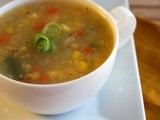 Indo Chinese Recipes - Sweet Corn Vegetable Soup