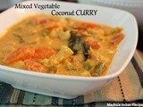 Mixed Vegetable Coconut Curry | Indian Curry Recipes