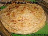 Puran Poli | Bobbatlu/Bakshalu | Obbatu