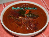 Beetroot Kulambu (curry) / Beets Curry for rice / Veg Kuzhambu recipe
