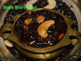 Black rice Pongal Recipe / Kavuni Arisi Pongal recipe / Pongal recipes