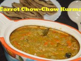 Carrot and Chow-Chow Kurma