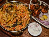 Chicken Dum Briyani / How to make Chicken Dum Briyani / Easy Chicken Dum Briyani