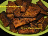 Elephant Foot Yam Fry Recipe | Sennai Kilangu Roast