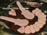 Marbled Rose Cookies – Valentines Day Special