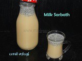 Paal Sarbath recipe | How to make Milk Sharbat at home