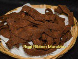 Ragi Ribbon Murukku Recipe | Finger Millet Ola Pakoda | Ragi Seeval recipe