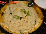 Rava / Semolina Upma