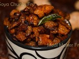 Soya chunks fry recipe / Meal Maker Fry recipe / Soya Varuval recipe