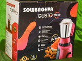 Unboxing and Review – Sowbaghya Gusto 750 watts Mixer