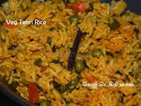 Veg Tehri Recipe | Mixed Vegetable Tehari Rice | One-pot Rice