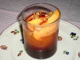 Dolce al cucchiaio: mousse di pesche al Porto