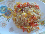 Risotto ai peperoni e curcuma