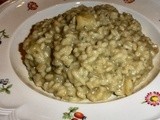 Risotto con gorgonzola e pere