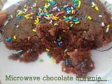 2 Minutes Best and Easy Eggless Microwave Chocolate Brownie | Vegan (Low Calorie) Chocolate Brownies In 2 Minutes | Midnight Cooking In Microwave | Microwave using Recipes