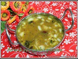 Aratikaya Pachi Pulusu | Raw Banana Tamarind Stew | Raw Banana Pachi Pulusu With Step wise Images | Easy Pulusu Recipes For Rice | How to Make Aratikaya Pulusu
