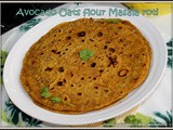 Avocado oats roti | Avocado oats paratha | Avocado oats chapathi | Quick and easy indian dinner ideas | South indian flat bread recipes | Easy roti recipes