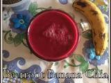 Beetroot Banana Chia Smoothie | Smoothie With Beets Banana and Chia | Summer Special Smoothies