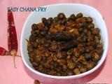 Brown chick peas fry | Chana fry | Senagala talimpu | Festival snack recipes | Brown chickpea recipes | Chickpea recipes | Andhra recipes