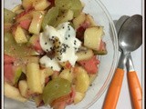 Chia Fruit Salad With Cream | Creamy Fruit Salad With Chia seeds | Chia Seeds Recipes | Fruit Salad Recipes With Cream