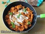 Chicken tikka masala/Creamy chicken tikka masala/Chicken in creamy tomato sauce with spices/Chicken tikka masala with grill chicken pieces/step by step pictures