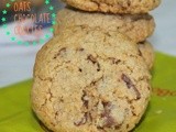 Crunchy oats chocolate cookies/easy christmas baking recipes/aveia bolachas de chocolate/biscoitos de aveia e chocolate/ step by step pictures/mahas own recipes