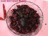 Easy beet root curry/beet root curry for rotis/Healthy south indian vegetarian curries/Step by step pictures/beet root stir fry for chapathi/beet root health benefits