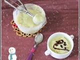 Egg free home made easy and fresh cantaloupe honey ice cream/no ice cream maker home made ice creams/mahas own recipes/ sorvete de melão cantaloupe